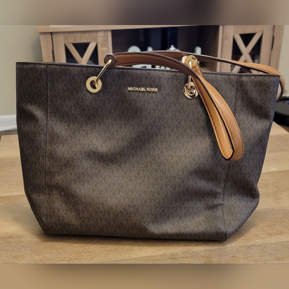Michael Kors Brown Tote Bag